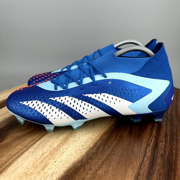 Adidas Predator Accuracy.1 FG Soccer Cleats Men’s Size 10.5 GZ0038 Royal Blue - Picture 3 of 9